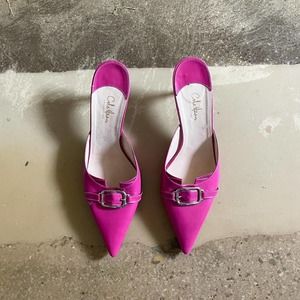 Pink pointy toe hot